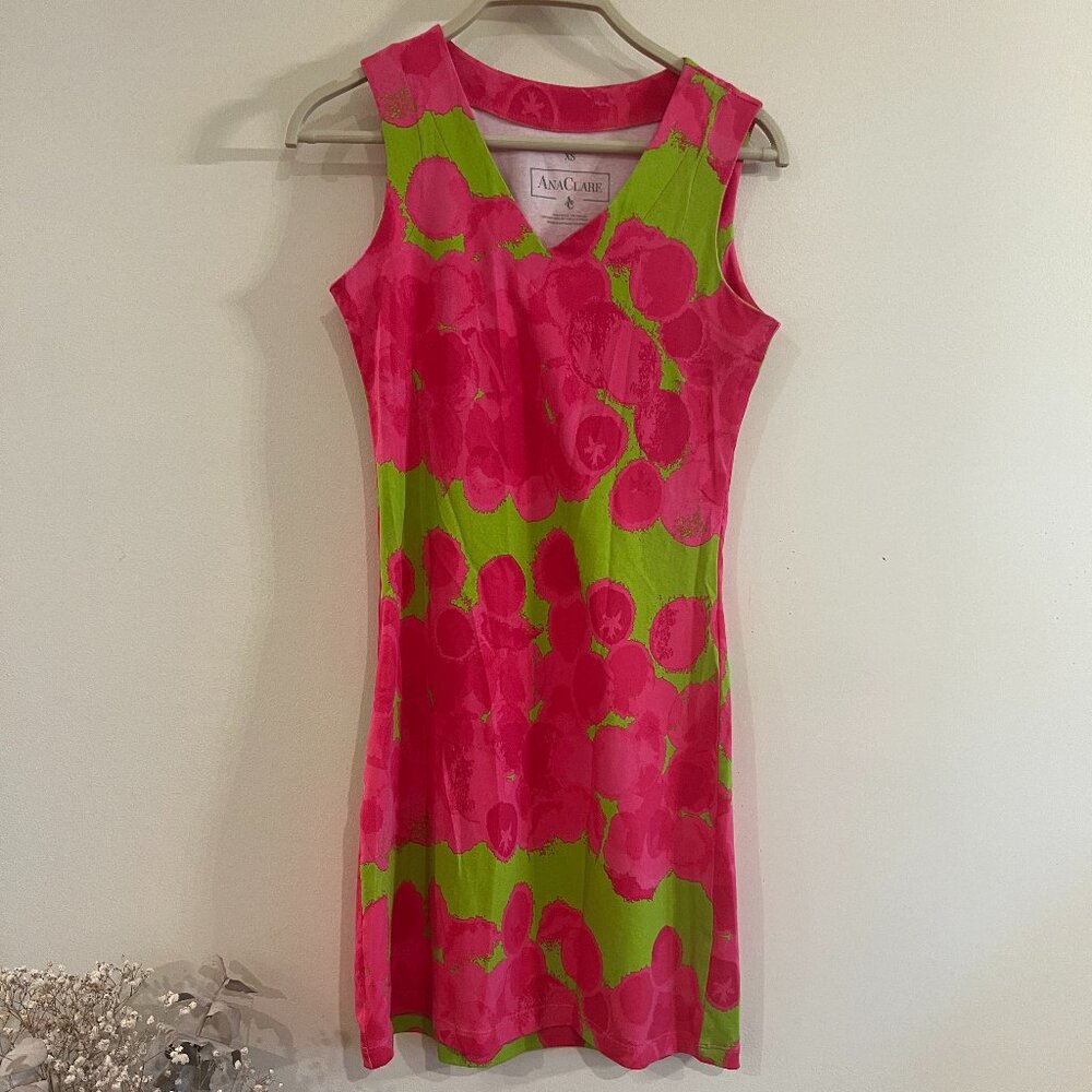 AnaClare Sleeveless Floral Dress – XS